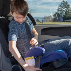 Diono Solana 2 XL, Dual Latch Connectors, Lightweight Backless Belt-Positioning Booster Car Seat, 8 Years 1 Booster Seat, Blue - 6