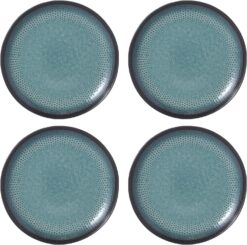 Pfaltzgraff 5267773 Maddox 12-Piece Dinnerware Set, teal - 5