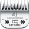 Andis 64090 Carbon-Infused Steel UltraEdge Dog Clipper Blade, Size-4 Skip-Tooth, 3/8-Inch Cut Length