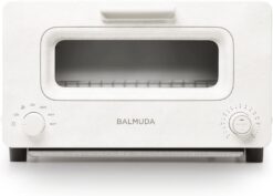 BALMUDA The Toaster | Steam Oven | 5 Cooking Modes - Sandwich Bread, Artisan Bread, Pizza, Pastry, Oven | Compact Design | Baking Pan | K01M-WS | White | US Version