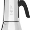 Bialetti - New Venus Induction, Stovetop Coffee Maker, Suitable for all Types of Hobs, Stainless Steel, 10 Cups (15.5 Oz), Silver