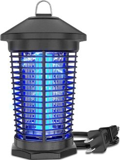 Bug Zapper Outdoor Indoor, Zechuan Electric Mosquito Zapper, Electronic Mosquito Killer Lantern, Waterproof Fly Trap Insect Killer for Home Backyard Patio Garden Camp Site