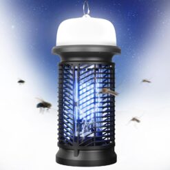 Bug Zapper with LED Light Outdoor,4200V/20W High Power Voltage Mosquito Zapper,IPX4 Waterproof Mosquito Trap, for Camping,Backyard,Patio and Garden