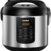 COMFEE' Rice Cooker 10 cup Uncooked/20 cup Cooked , Rice Maker, Steamer, Saute, Steamer and Warmer, 5.2 QT Large Capacity, Brown Rice, Quinoa and Oatmeal, 8 One-Touch Programs