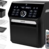 COSORI Air Fryer Oven Combo 7 Qt, Countertop Convection (100℉ to 450℉) with Roast, Toast, Bake, Dehydrate, Warm, 7 Accessories and 100 Recipes, Max XL Large for Family Size, Stainless Steel, 1800W