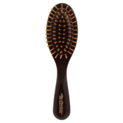Chris Christensen Dog Brush, 20 mm Oval, Wood Pin Series, Groom Like a Professional, Real Wood Pins, 100% Static-Free, Redistribute Natural Oils into Coat, Reduces Painful Pulling, Small