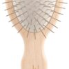 Chris Christensen Dog Brush, 27 mm Oval Pin Brush, Original Series, Groom Like a Professional, Stainless Steel Pins, Lightweight Beech Wood Body, Ground and Polished Tips