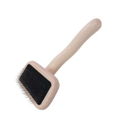 Chris Christensen Karben I Slicker Brush for Dogs, Groom Like a Professional, Ideal For All Coat Types, Remove Shedding Coat, Tangles and Dead Undercoat, 17 mm Stainless Steel Pins, Extra Small
