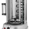 Flexzion Vertical Rotisserie Oven Grill - Countertop Shawarma Machine Kebab Electric Cooker Rotating Oven, Stainless Steel Roaster w/Bake Ware Kebob Skewers Stain Resistant Rotisserie Machine