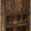 Furinno Jaya Simply Home Adjustable Shelf Bookcase, 5-Tier, Amber Pine