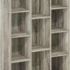 Furinno Luder 11-Cube Reversible Open Shelf Bookcase, French Oak