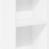 Furinno Luder Bookcase / Book / Storage, 4-Tier Cube,White