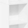 Furinno Luder Bookcase / Book / Storage, 5-Tier Cube, White