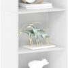Furinno Luder Bookcase / Book / Storage , 5-Tier, White