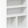 Furinno Pasir 3 Tier Display Bookcase, White