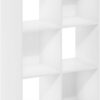 Furinno Pelli Cubic Storage Cabinet, 3x2, 6-Cube, Vertical, White