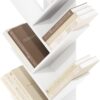 Furinno Tree Bookshelf 7-Tier Floor Standing Tree Bookcase, White