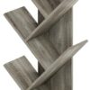 Furinno Tree Bookshelf 9-Tier Floor Standing Tree Bookcase, French Oak
