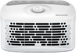 Honeywell Air Purifiers for Home Bedroom, Living Room, Kitchen & Dorm Room (100 sq ft), Dual Action Air Filter Helps Capture Dust, Pollen, Pet Dander & Smoke, HHT270, Tabletop, White