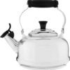 Le Creuset Stainless Steel Whistling Tea Kettle, 1.7 qt.
