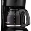 Mr. Coffee Coffee Maker with Auto Pause and Glass Carafe, 12 Cups, Black