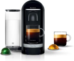 Nespresso VertuoPlus Deluxe Coffee and Espresso Machine by Breville,8 Ounces, Black