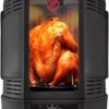 NutriChef Vertical Countertop Rotisserie Oven Roaster, Rotating Shawarma And Kebab Machine with Skewer and Rack, Basket Tower, Roasting Rack, Poultry Tower, Drip Tray, For Meat Chicken Turkey Lamb