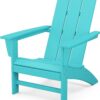 POLYWOOD AD420AR Modern Adirondack Chair, Aruba