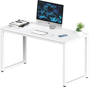 SHW 48" Home Office Computer Desk, 24" Deep, White