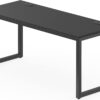 SHW Home Office 55-Inch Large Computer Desk, 24" Deep, Black