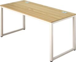 SHW Home Office 55-Inch Large Computer Desk, 24