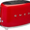 SMEG 2 Slice Retro Toaster (Red)