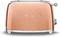 SMEG 2 Slice Retro Toaster (Rose Gold)