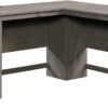 Sauder Cottage Road L-Desk, L: 65.12" x W: 58.66" x H: 29.76", Mystic Oak finish