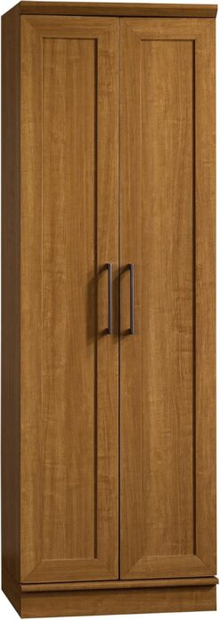 Sauder HomePlus Storage Pantry cabinets, L: 23.25″ x W: 17″ x H: 71.18″, Sienna Oak finish