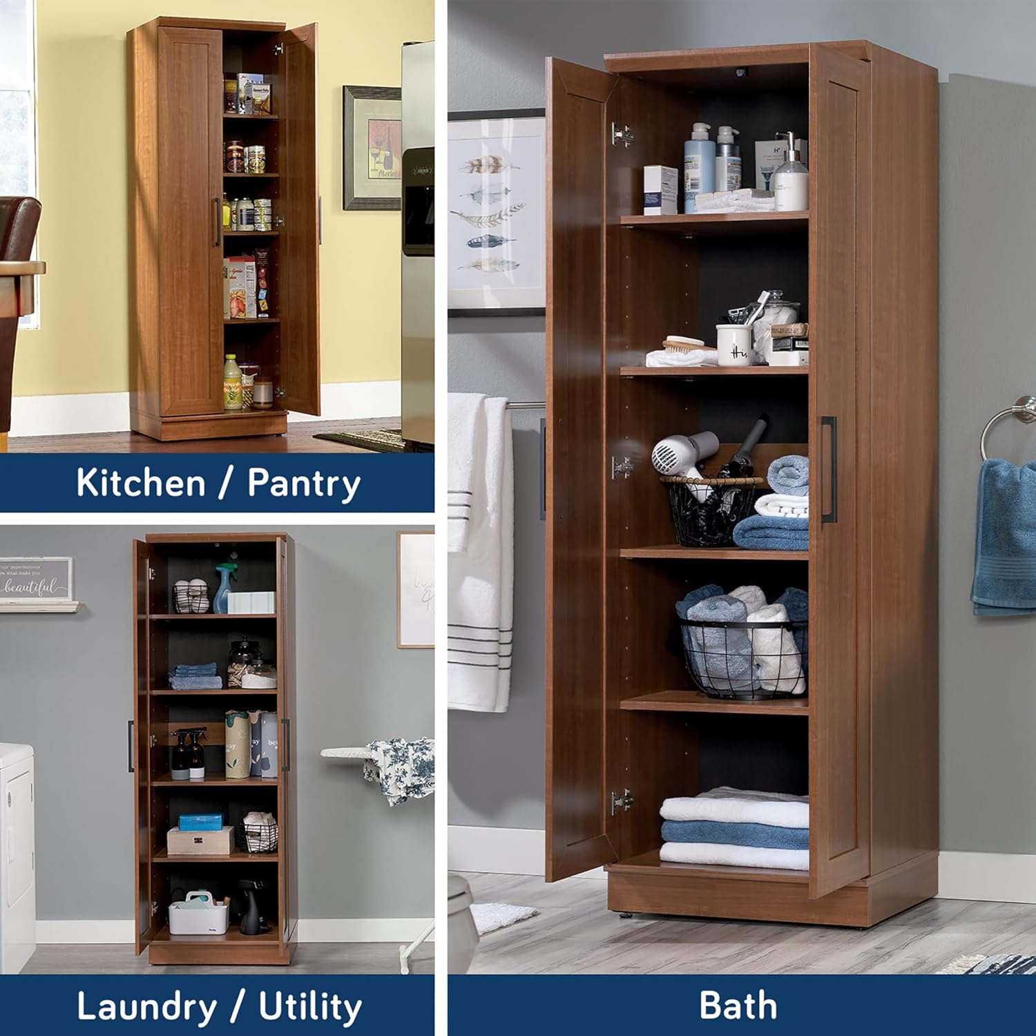 Sauder HomePlus Storage Pantry cabinets 4