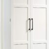 Sauder HomePlus Storage Pantry cabinets, L: 30.71" x W: 17.21" x H: 68.82", White finish