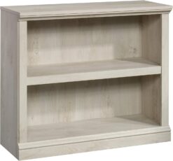Sauder Miscellaneous Storage 2-Shelf Bookcase/ Book Shelf, Chalked Chestnut finish