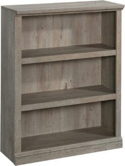 Sauder Miscellaneous Storage 3-Shelf Bookcase/ Book shelf, Mystic Oak finish