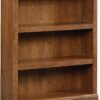 Sauder Miscellaneous Storage 3-Shelf Bookcase/ Book shelf, Oiled Oak finish