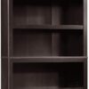 Sauder Miscellaneous Storage 5 Bookcase/Book Shelf, L: 35.28" x W: 13.23" x H: 69.76", Estate Black