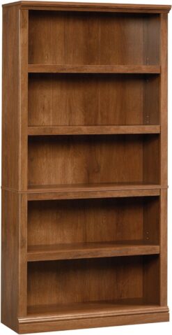 Sauder Miscellaneous Storage 5 Split Bookcase/Book Shelf, L: 35.28