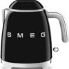 Smeg Black 50's Retro Style Electric Mini Kettle