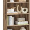 VASAGLE Bookshelf, 23.6 Inches Wide, 6-Tier Open Bookcase with Adjustable Storage Shelves, Floor Standing Unit, Camel Brown ULBC166T50