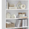 VASAGLE Bookshelf, 31.5 Inches Wide, 5-Tier Open Bookcase with Adjustable Storage Shelves, Floor Standing Unit, Cloud White ULBC175T14