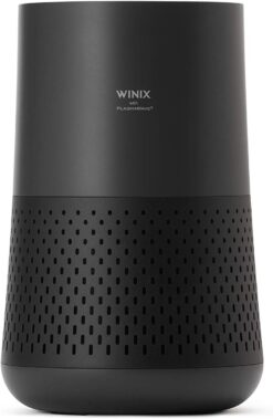 Winix A230 Tower H13 True HEPA 4-Stage Air Purifier, Perfect for Home office, Home classroom, Bedroom and Nursery, Charcoal Grey, Small