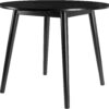 Winsome Moreno Dining Table, Black 35.43x35.43x28.94