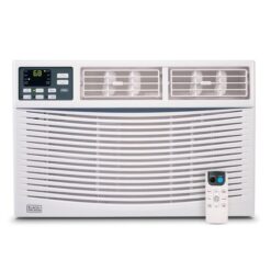 BLACK+DECKER BWAC08WTB 8000 BTU Window Air Conditioner Unit, AC Cools Up to 350 Square Feet, Energy Efficient, White