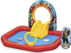 Bestway Marvel's Avengers Assemble Kids Inflatable Water Play Center | Outdoor Summer Pool Toy for Children Ages 2+