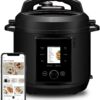 CHEF iQ Smart Pressure Cooker 10 Cooking Functions & 18 Features, Built-in Scale, 1000+ Presets & Times & Temps w/App for 600+ Foolproof Guided Recipes, Rice & Slow Electric MultiCooker, 6 Qt